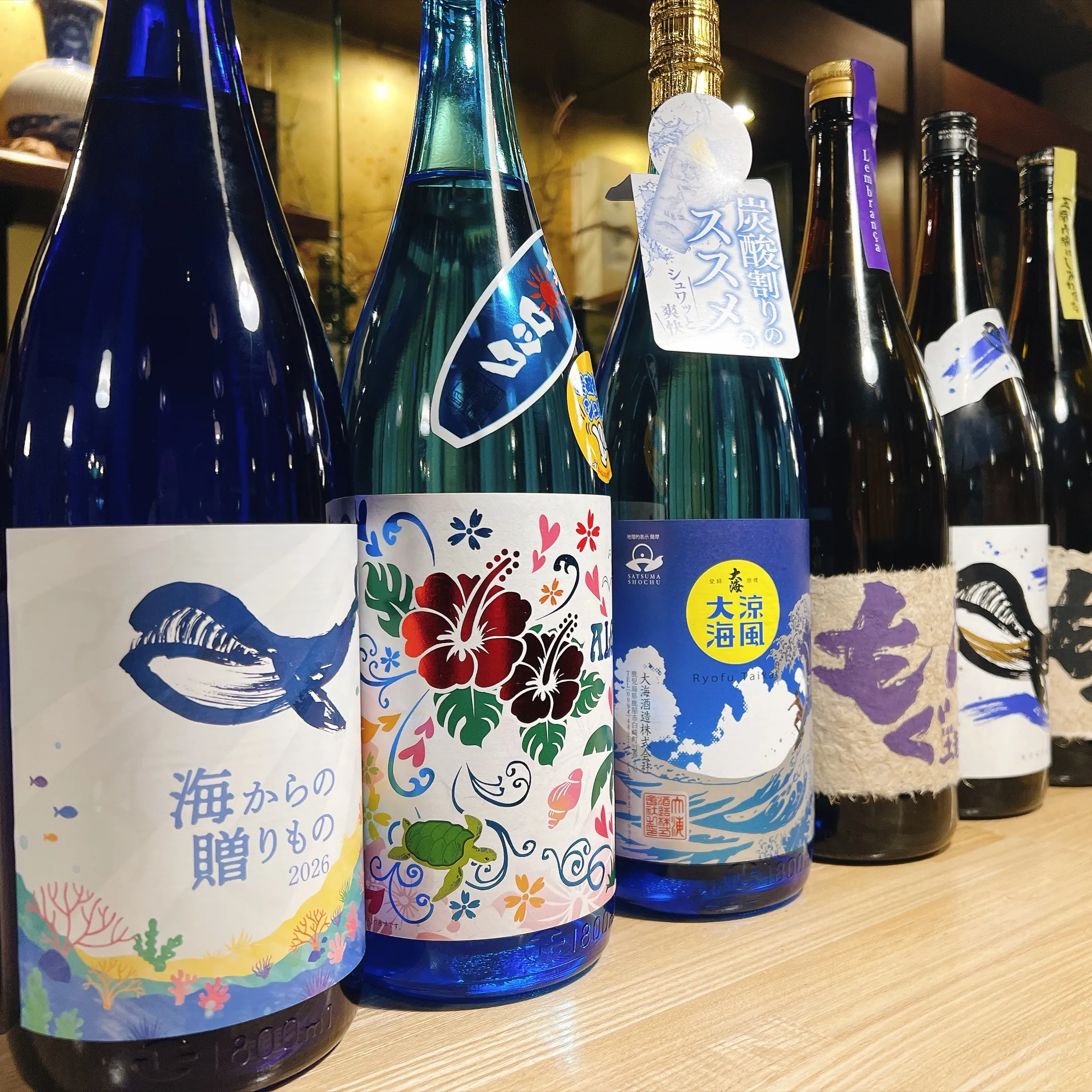 夏仕様のかわいい焼酎が揃いました☺️🫶